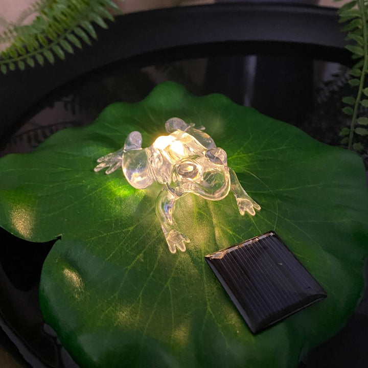 Solar-Lotusblatt mit Samen Ø17 cm