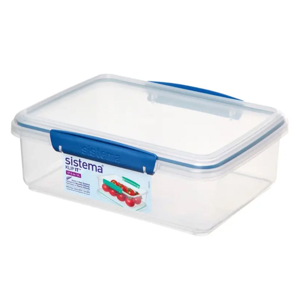 Sistema - Klip It 2 Liter Mixed - Blau - Aufbewahrung