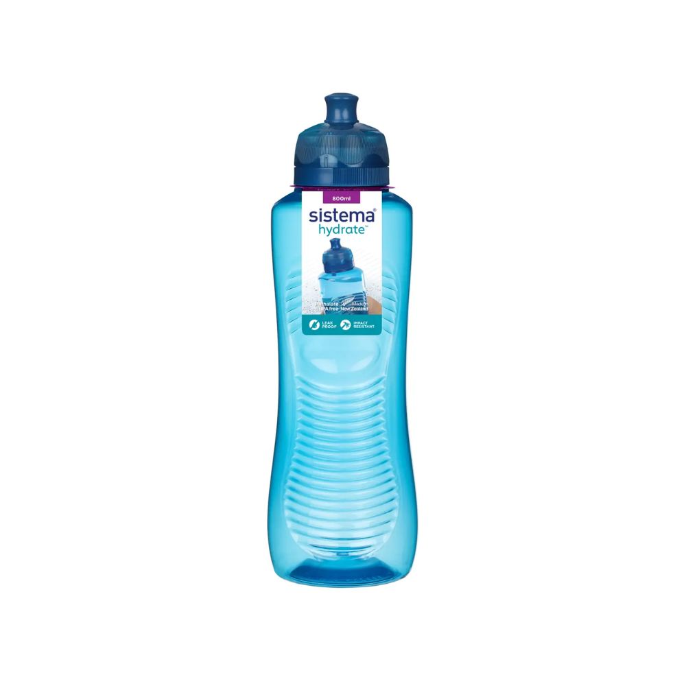 Sistema - Trinkflasche Gripper, 800ml, blau