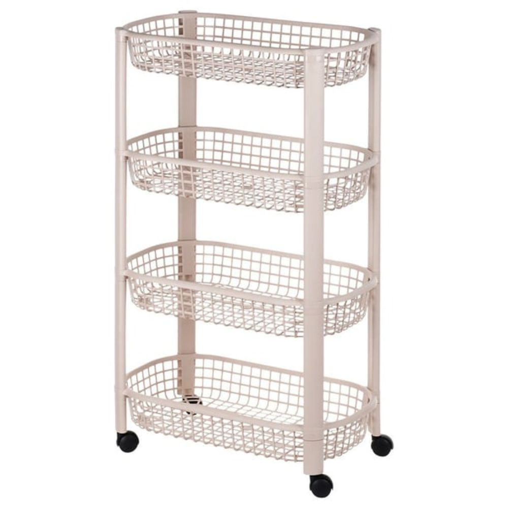 Rollwagen mit 4 Körben – 46,5 × 26 × 79 cm