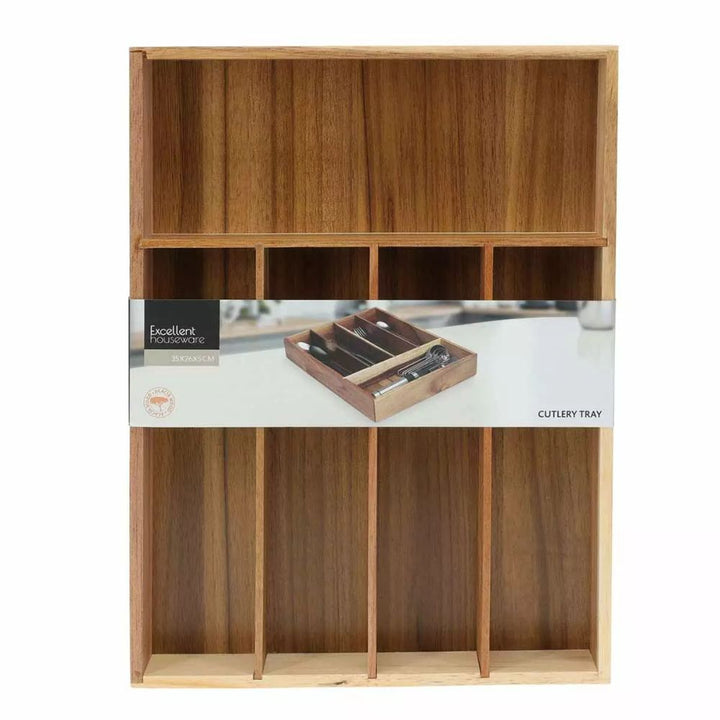 Besteckkasten – Akazienholz 35x26x5 cm