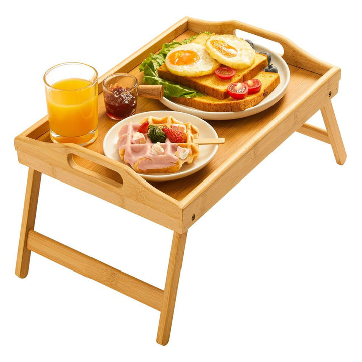 Serviertablett mit Beinen - klappbar 50x30 cm