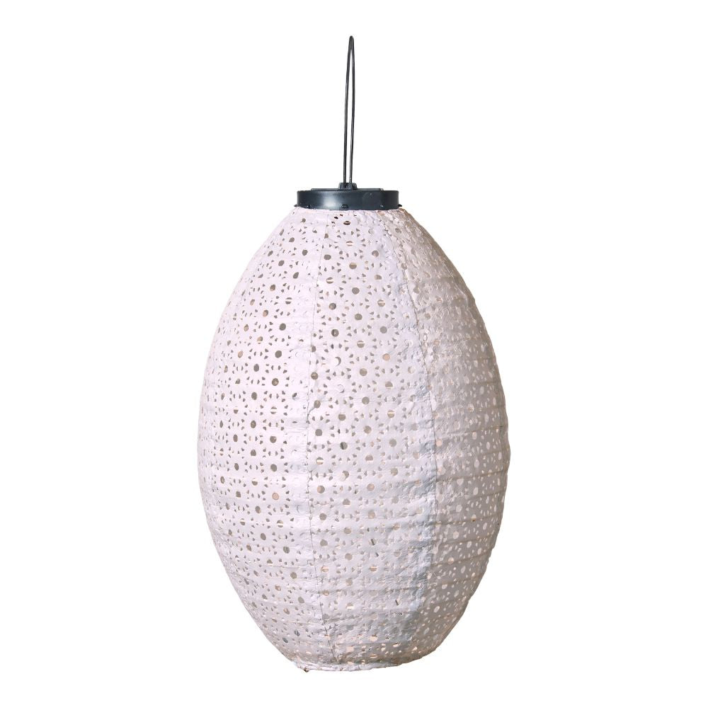 Solar-Laternenlampe Ø22x32 cm rosa