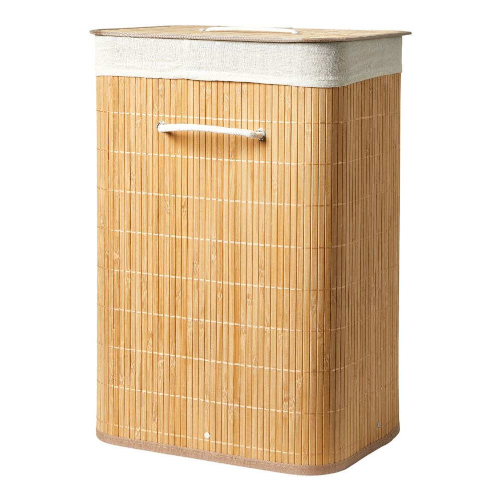Wäschekorb aus Bambus – 40x30x60 cm