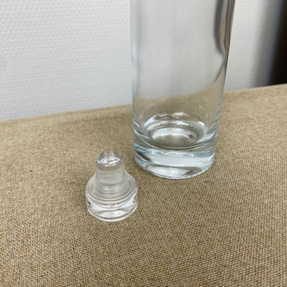 Conzept – Glasflasche mit Glasverschluss 0,39 L Ø5,5x34 cm