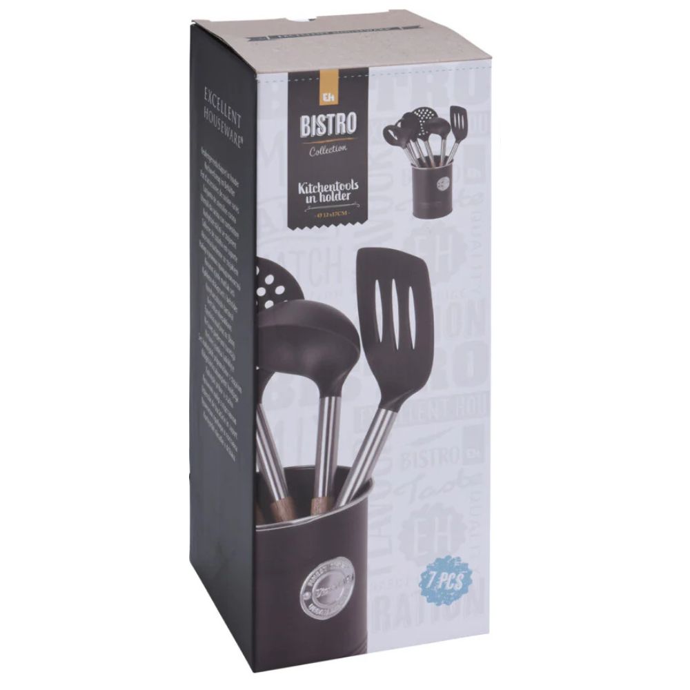 Küchenhelfer-Set 6-teilig mit Ständer