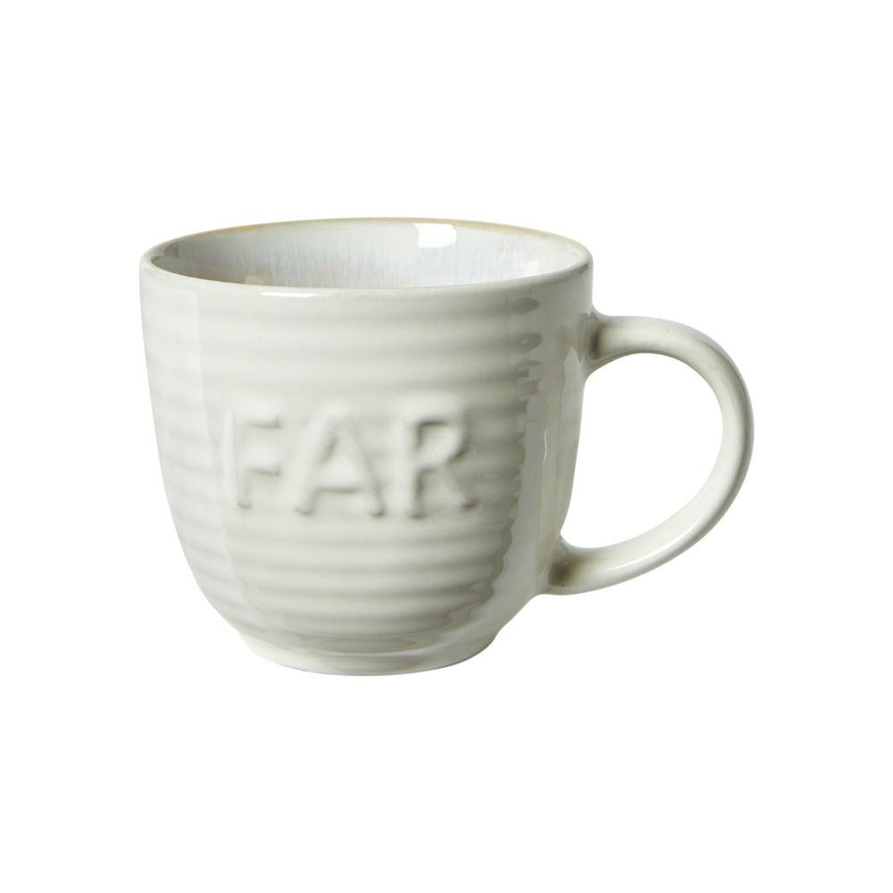 Tasse in Rohweiß – mit Text „PAPPA“