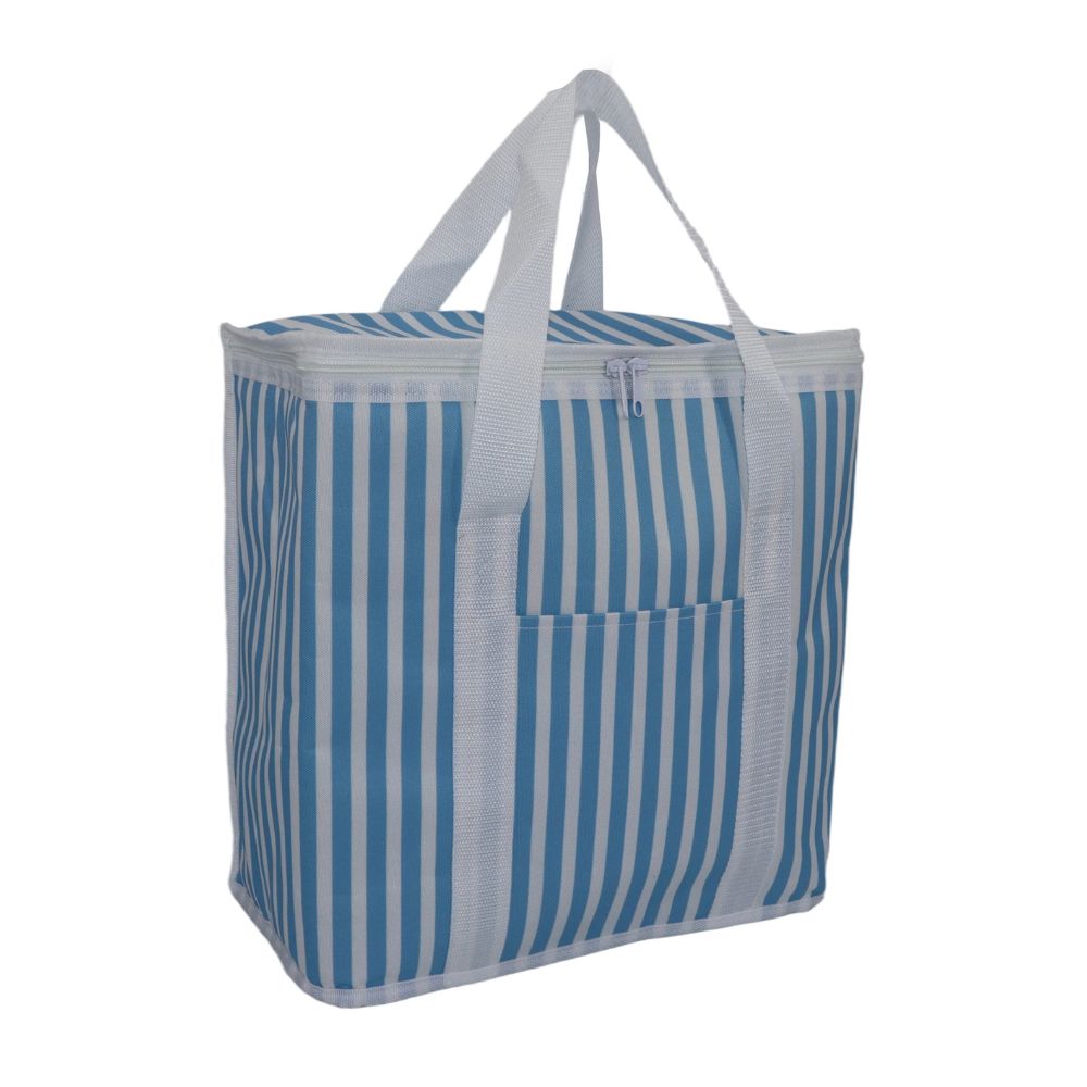 Conzept - Kühltasche 34x17x34 cm (20 L) hellblau gestreift