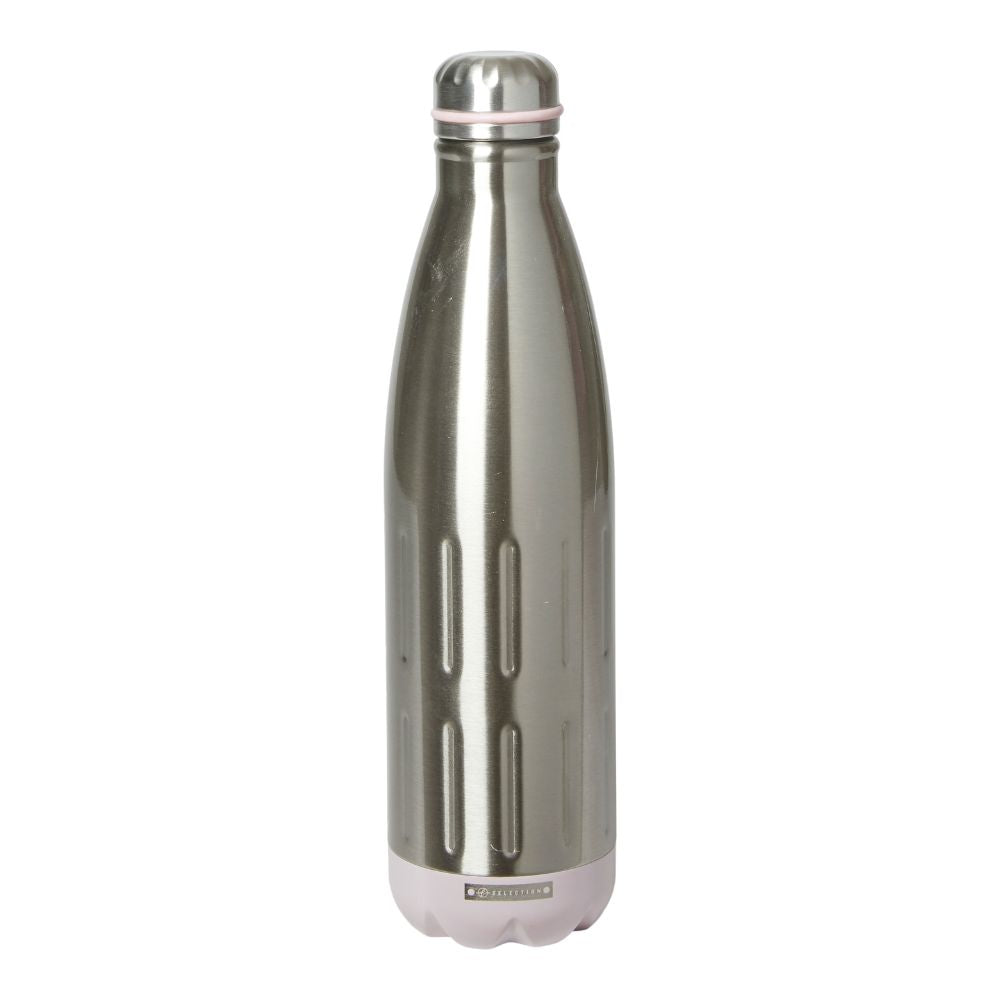 Thermosflasche 750 ml. doppelwandig Stahl/Rosa