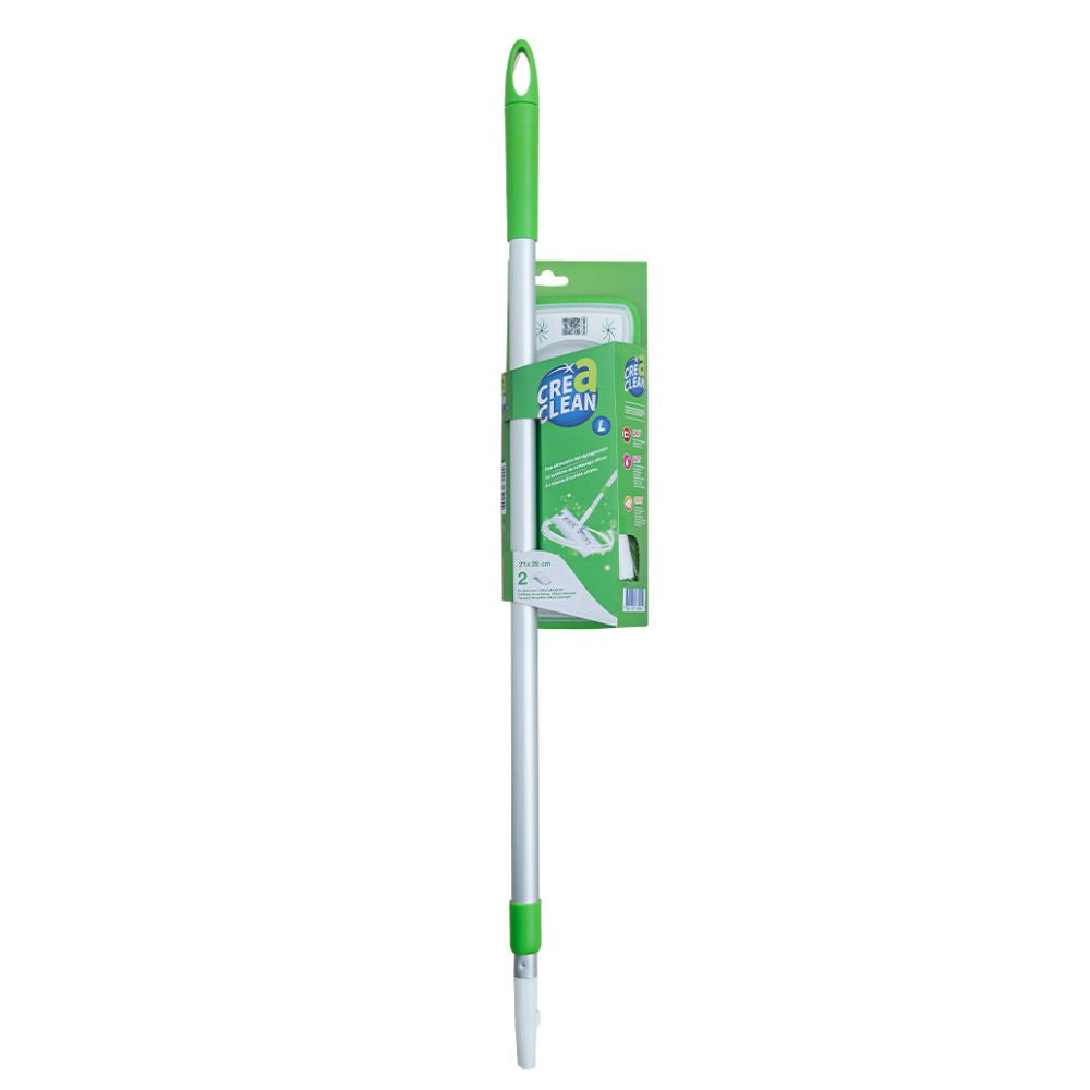 Crea Clean – Flachmopp inkl. 2 Trockentücher