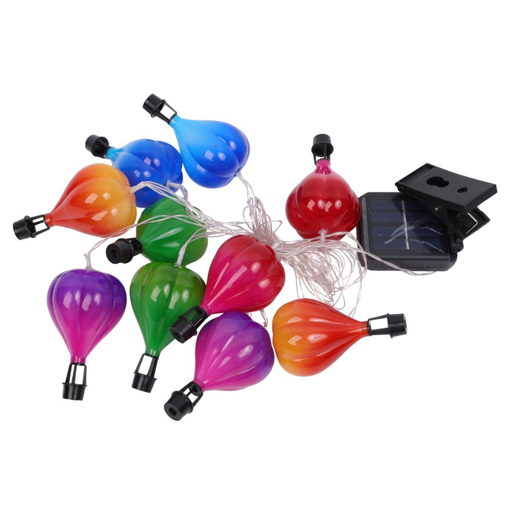 Konzept – Solar-Lichterkette mit 10 Heißluftballons