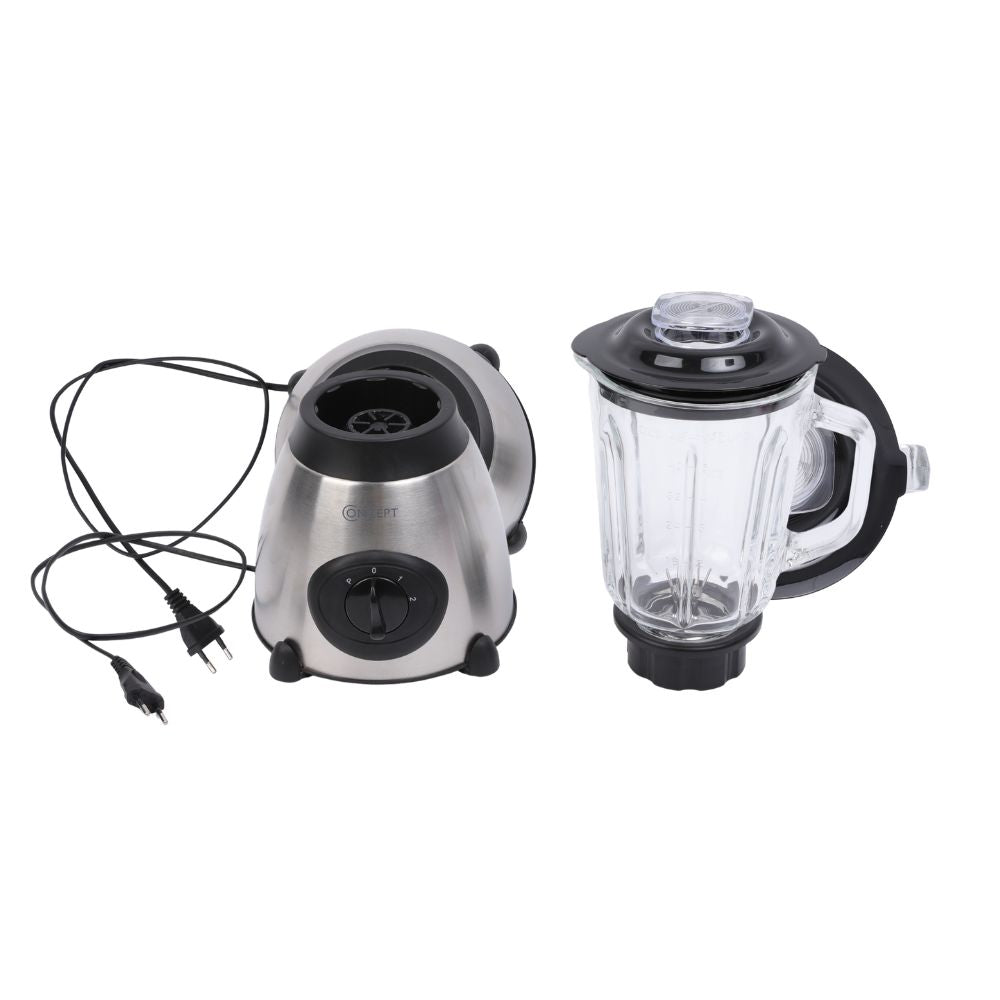 Conzept – Standmixer 500 W 1,5 L Glasbehälter 2 Geschwindigkeiten