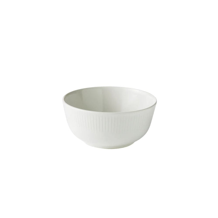Aida - Groovy Schale 14 cm weiß Porzellan