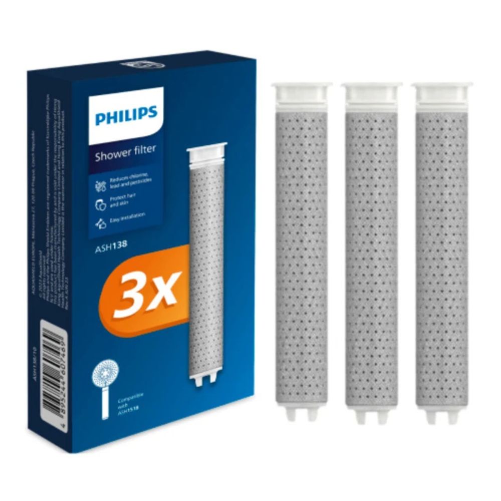 Philips – Filter für Duschkopf, 3 Stk. – ASH138/10