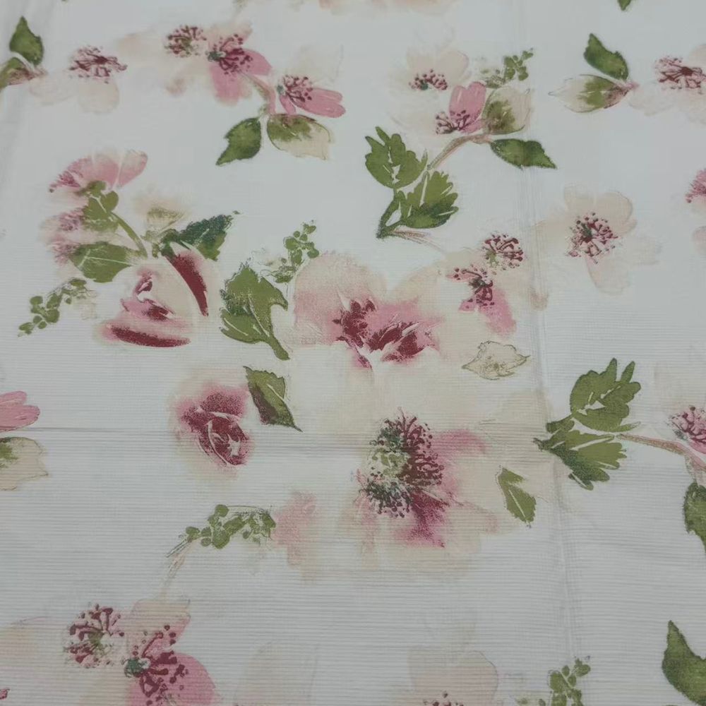 Wachstuch mit Blumenmuster Ø140 cm
