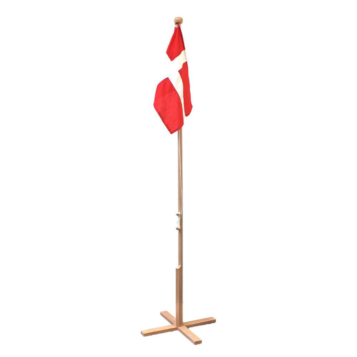 Standflagge Dannebrog 170 cm – aus Buche