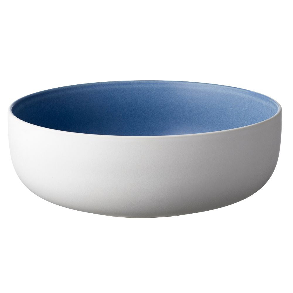 Studio Round – Salatschüssel North 25 cm Mattweiß/Mattfluss