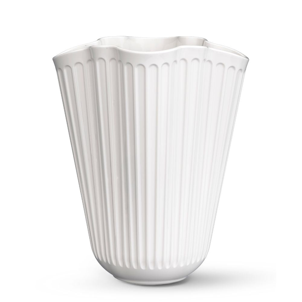 Kähler - Hammershøi Unfold Vase H20,5 cm weiß