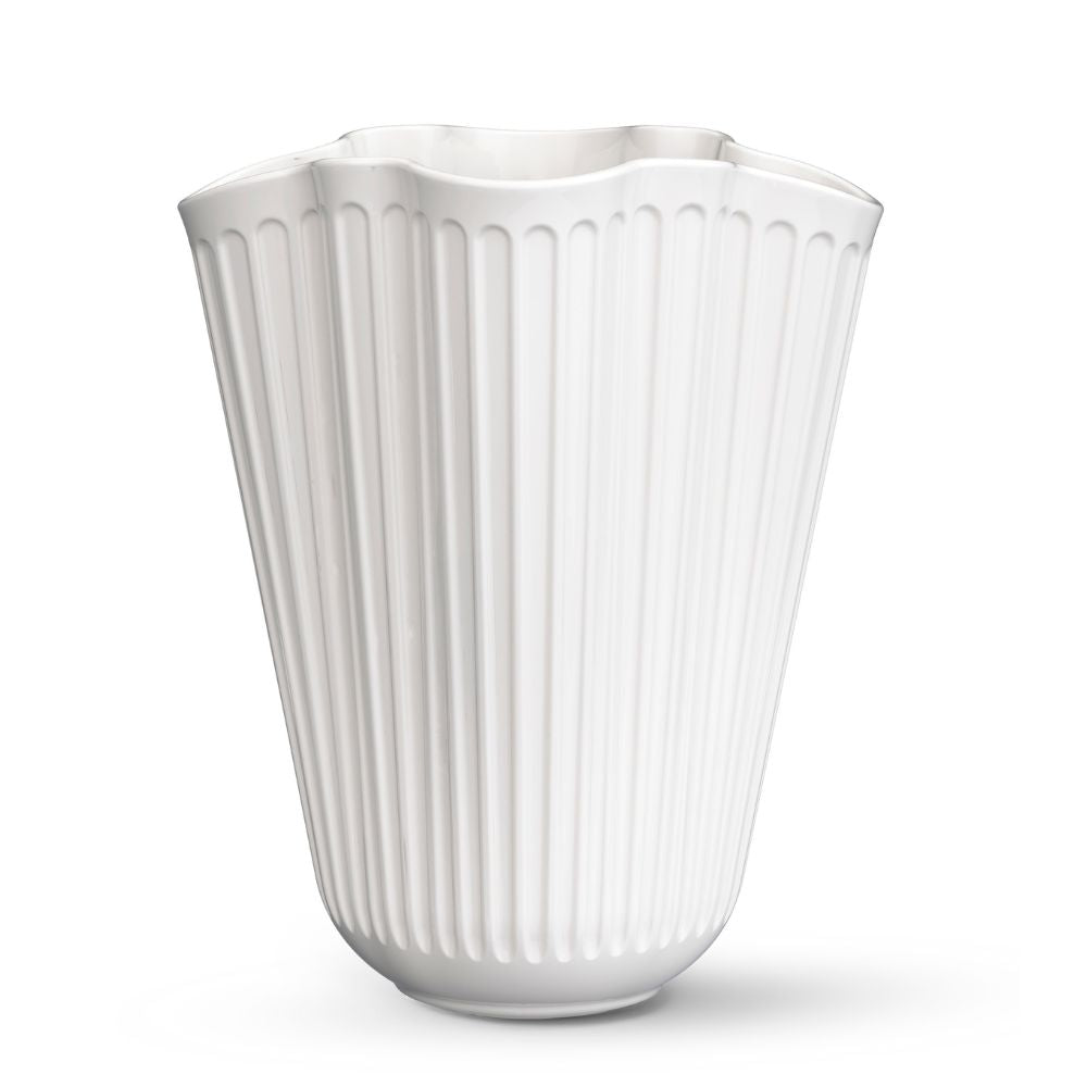 Kähler - Hammershøi Unfold Vase H16,5 cm weiß