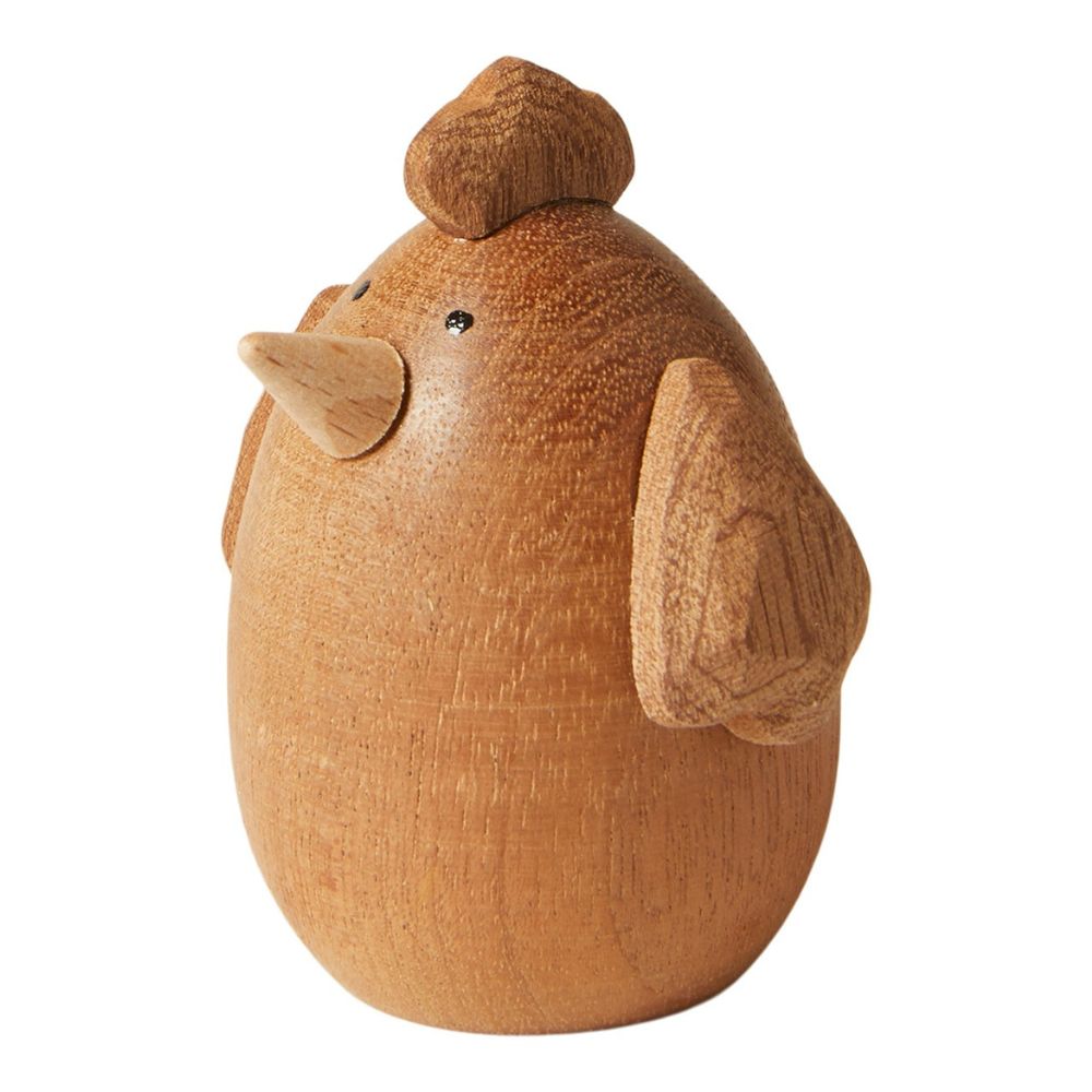 Henne - H7 cm mahagonibraun