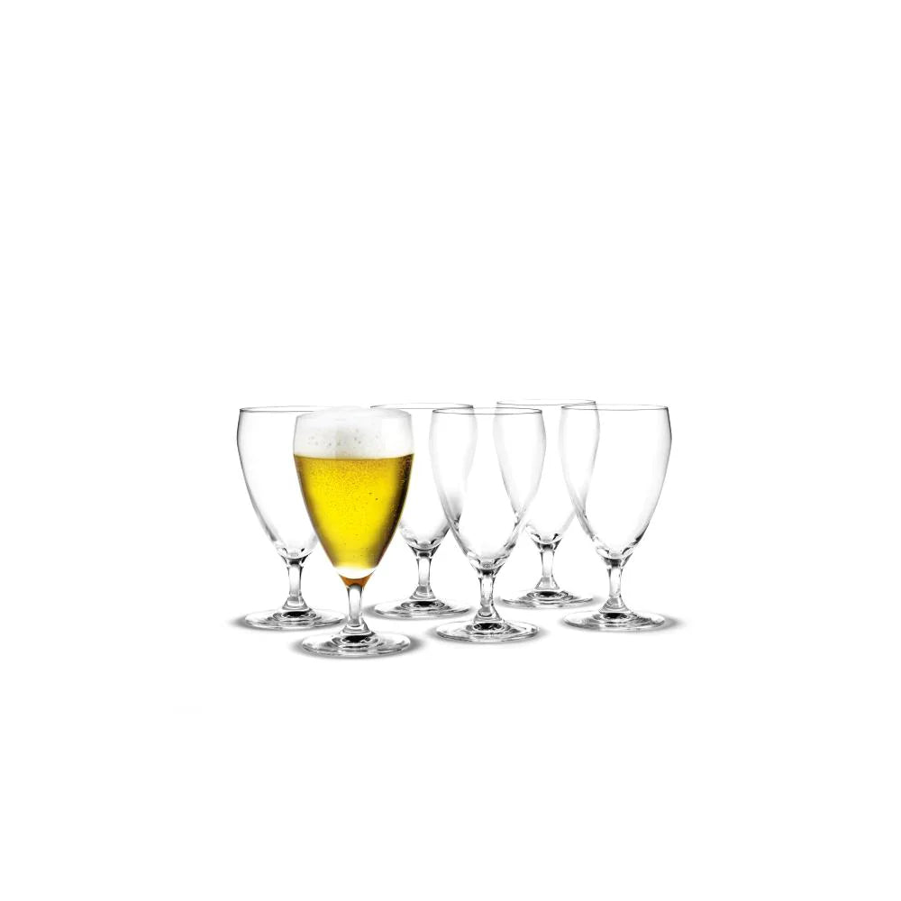Holmegaard - Perfection Bierglas klar 44 cl 6 Stück.
