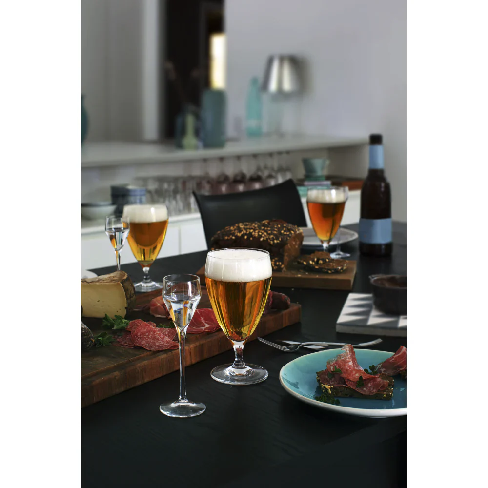 Holmegaard - Perfection Bierglas klar 44 cl 6 Stück.