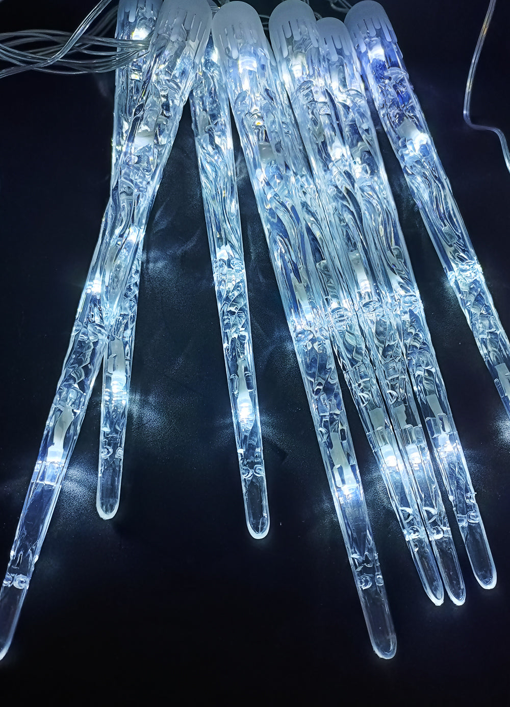 Conzept Weihnachten – Eiszapfen, 31 cm, Acryl, 8x4 LEDs – 8 Funktionen