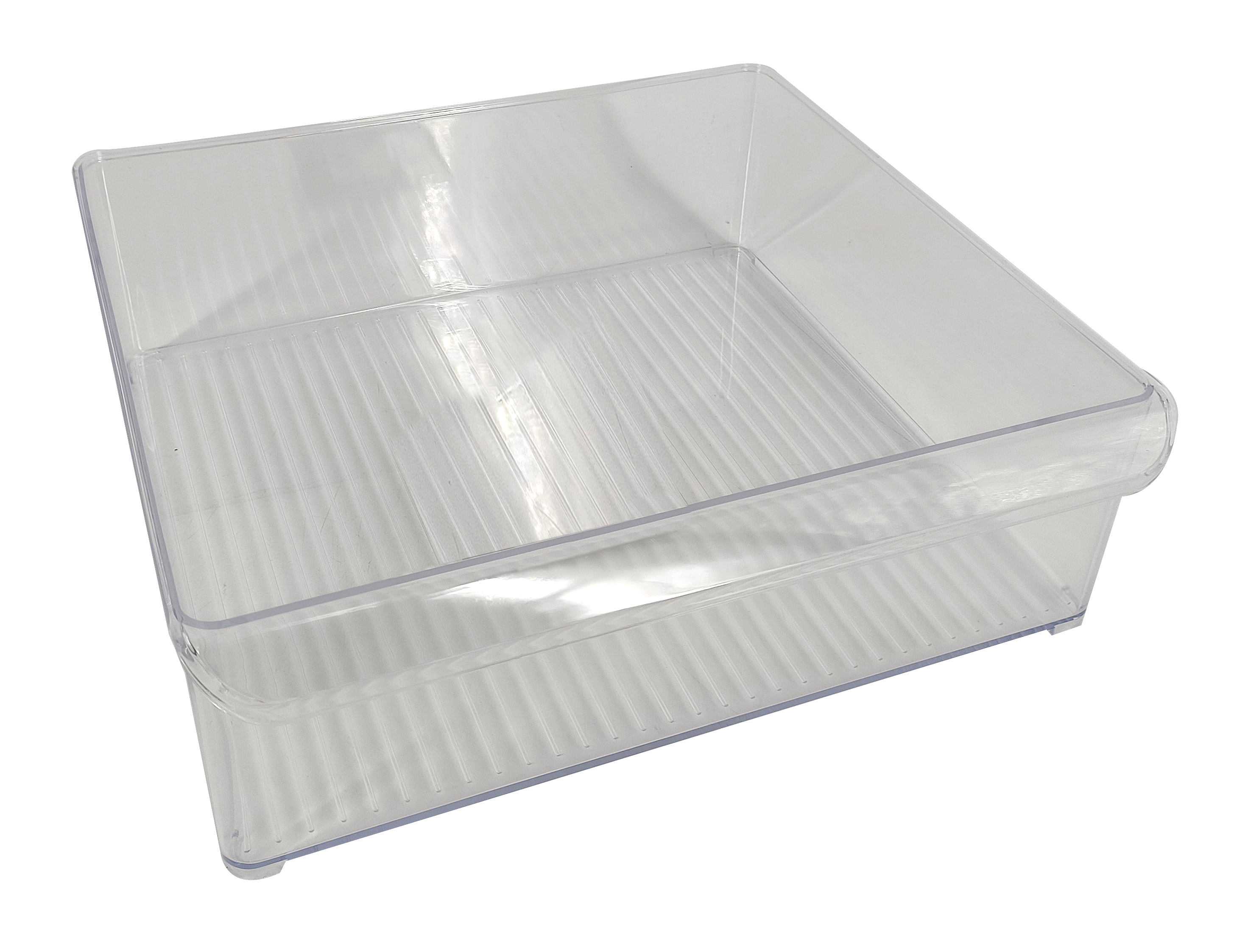 Conzept – Kühlschrankaufbewahrung, transparent, 30,5 x 30,5 x 10 cm