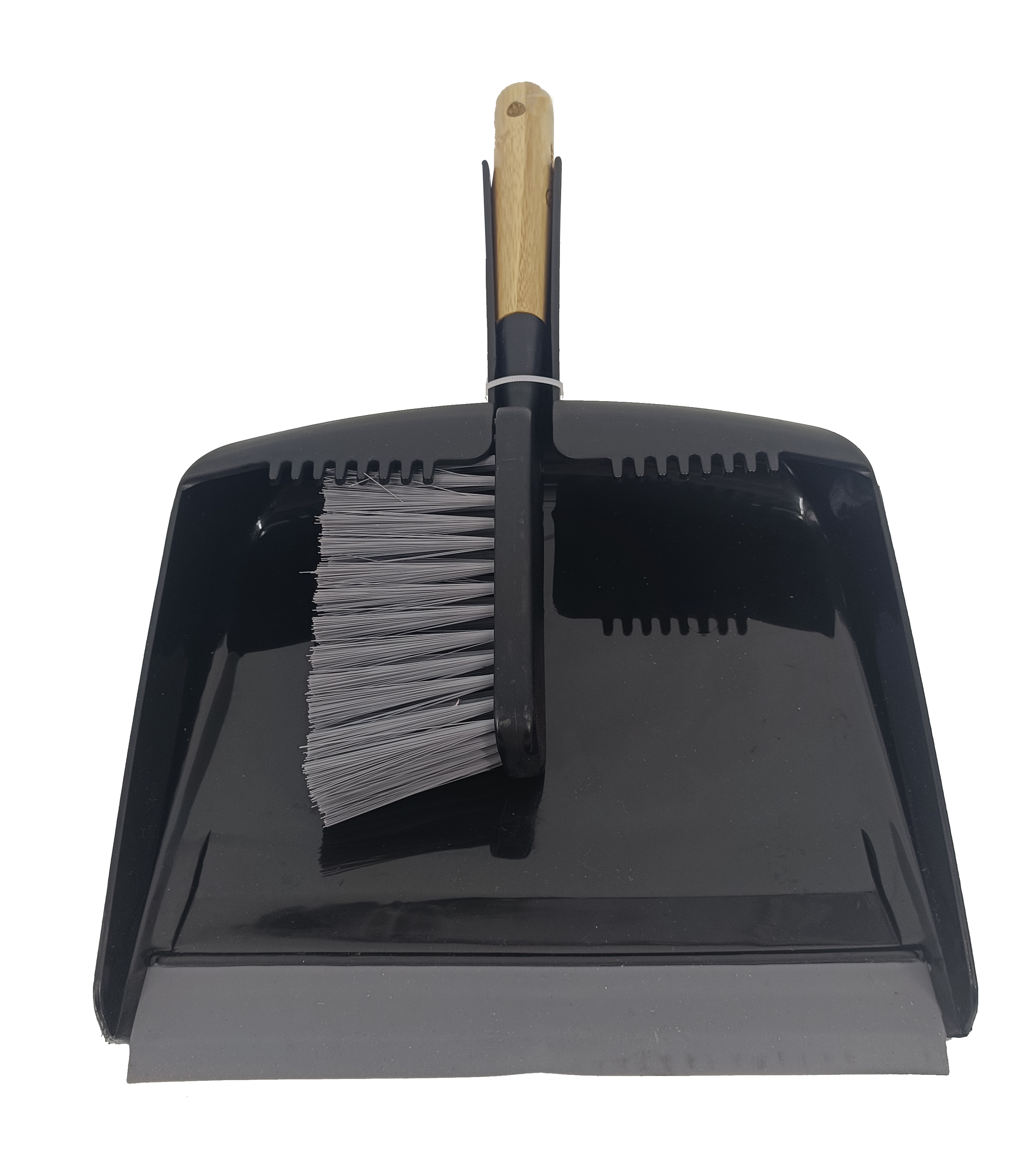 Conzept – Besenablage-Set mit Bambusgriff, 35,5 x 23 x 6 cm
