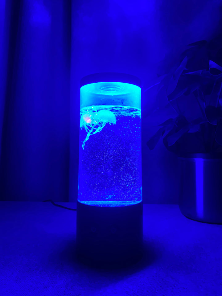 Quallenlampe 9x23 cm, batteriebetrieben, inkl. USB-Kabel