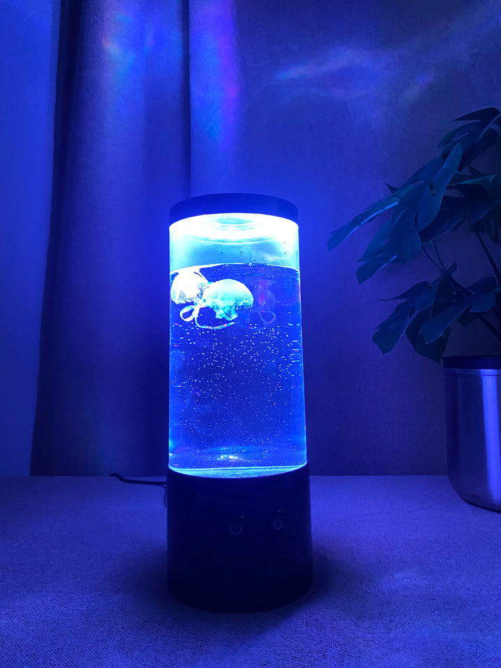 Quallenlampe 9x23 cm, batteriebetrieben, inkl. USB-Kabel