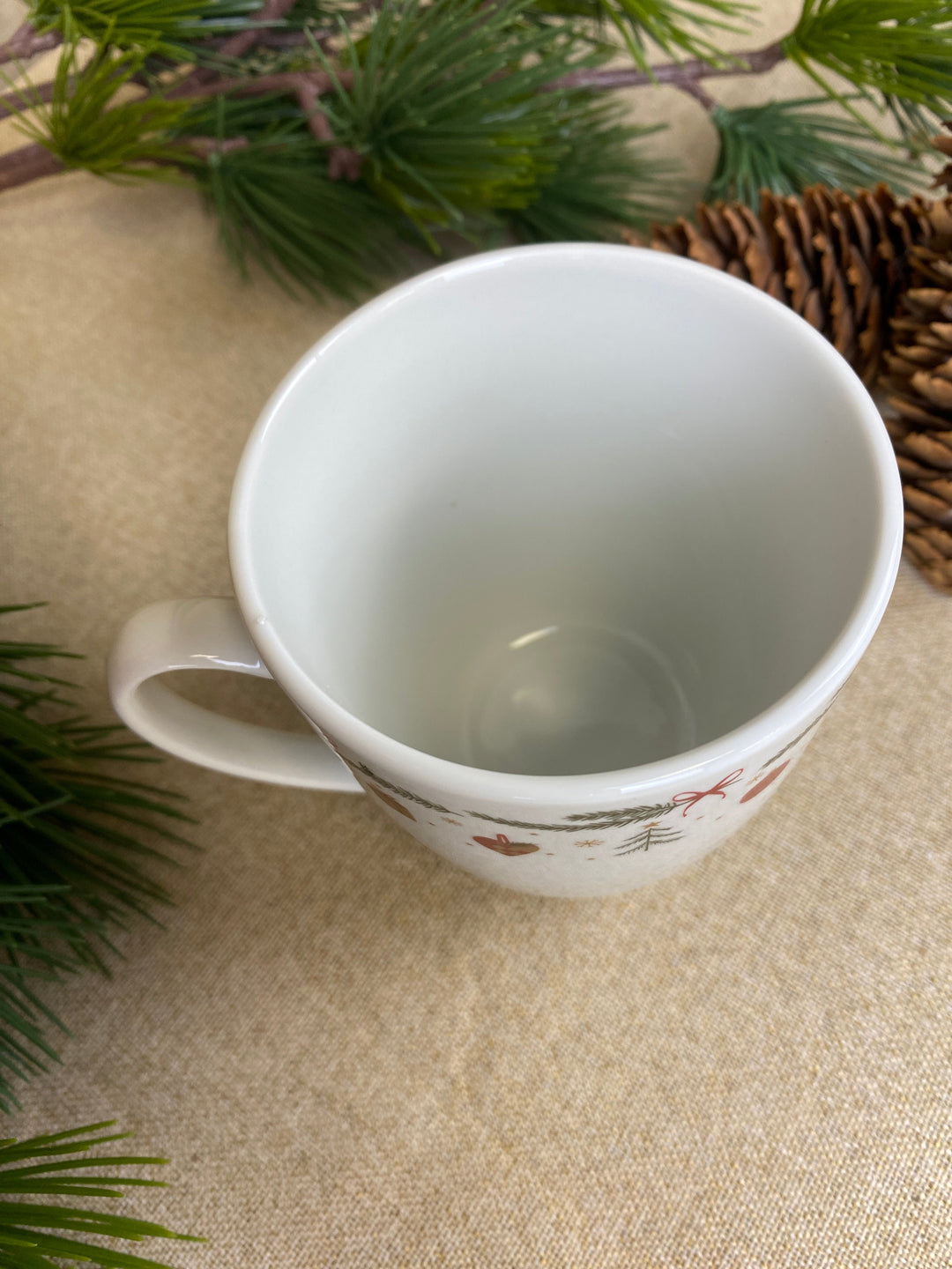 Becher 32 cl mit Weihnachtsmuster