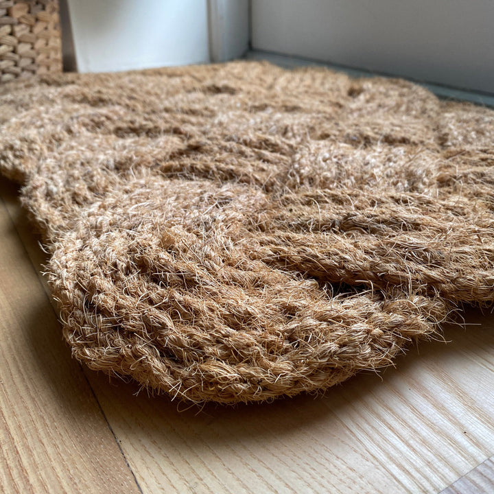 Fußmatte aus Weide, 45 x 75 cm, Jute, natur