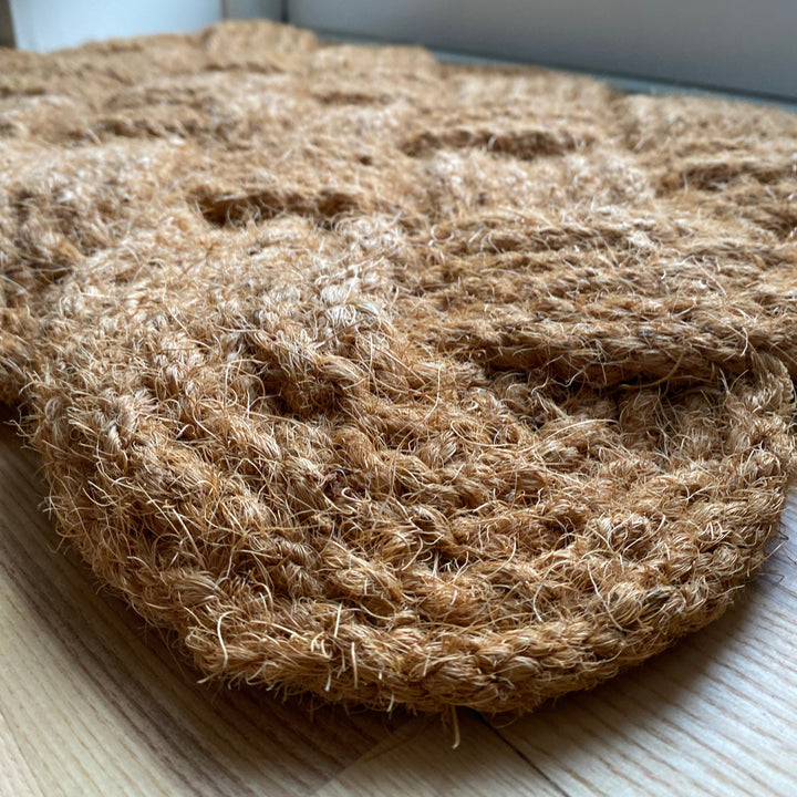 Fußmatte - geflochtenes Muster 40x60 Jute