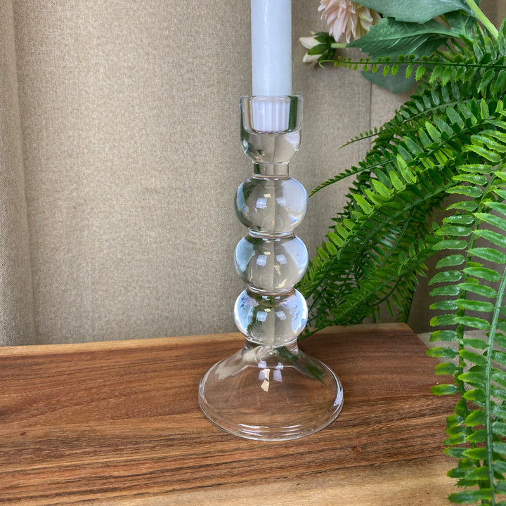 Glaskerzenständer – 18,5 cm