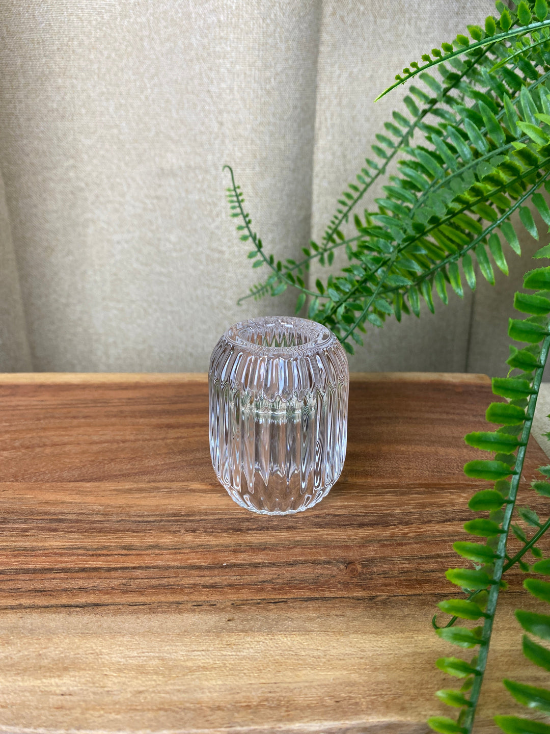 Glaskerzenhalter Ø5x6,1 cm