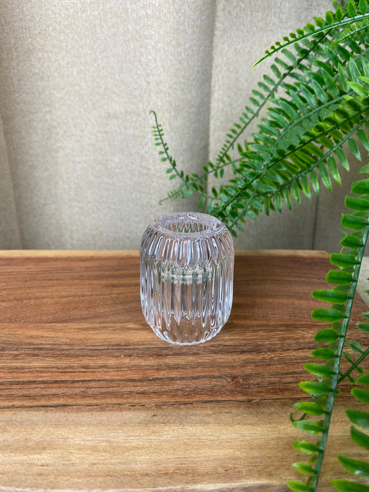 Glaskerzenhalter Ø5x6,1 cm