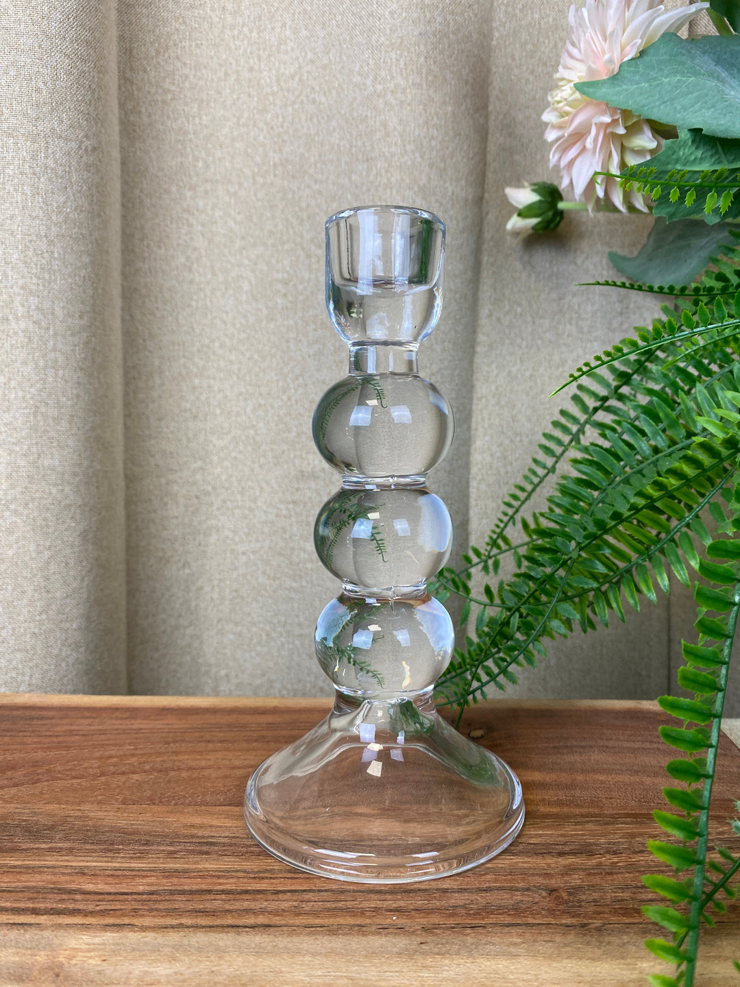 Glaskerzenständer – 18,5 cm
