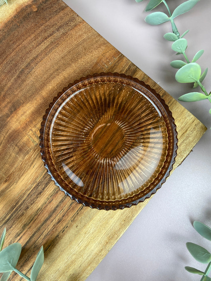 Glasschale für Dekorationen, Ø 9,8 cm, aus farbigem Glas – sortiert