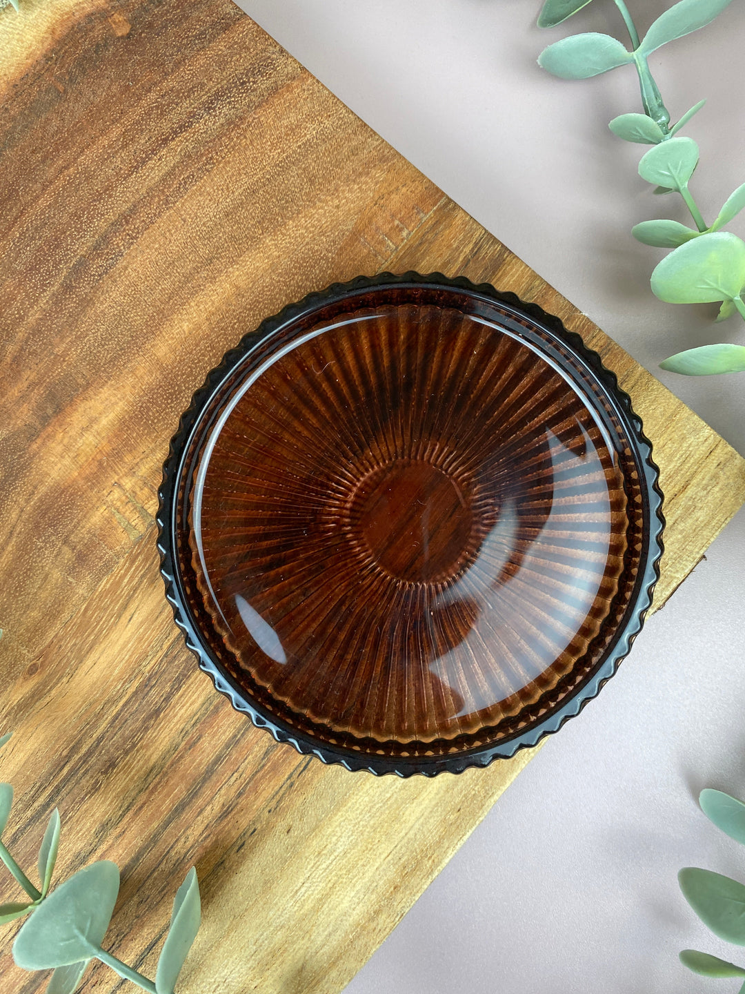 Glasschale für Dekorationen, Ø 9,8 cm, aus farbigem Glas – sortiert