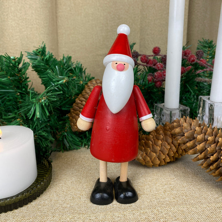 Weihnachtsmann – aus Kiefernholz, 17 cm