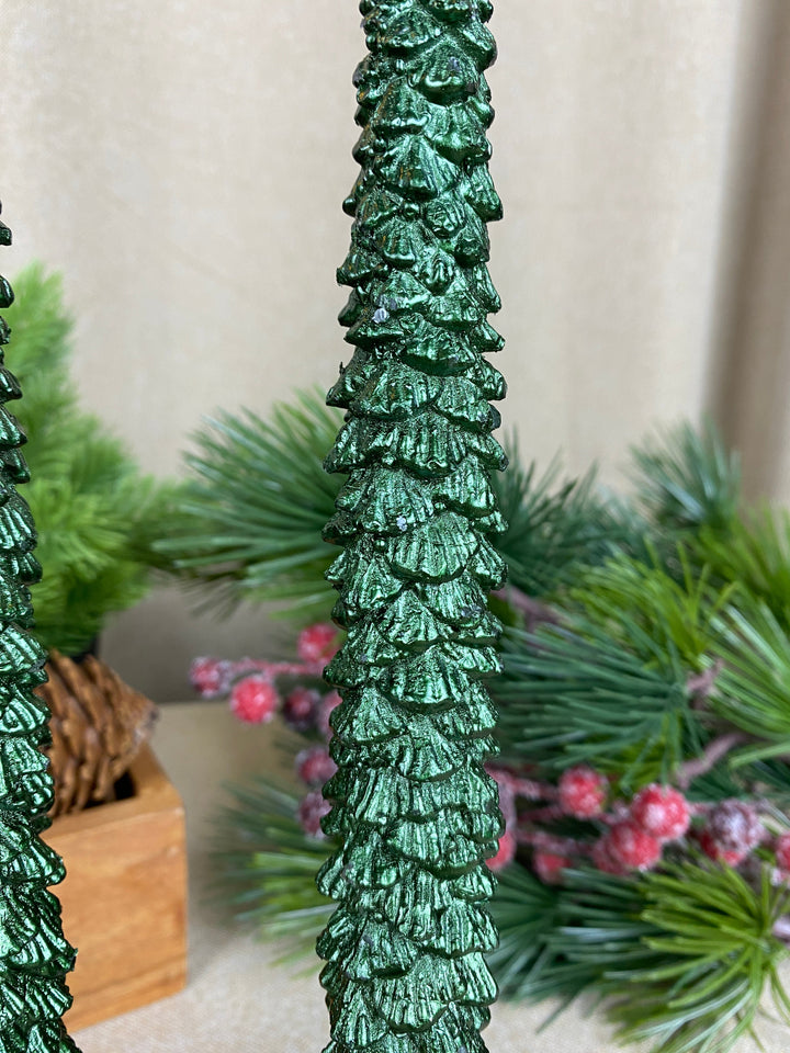 LED-Kerzenlichter - Weihnachtsbaum, 2 Stück, 25 cm, mit Fernbedienung