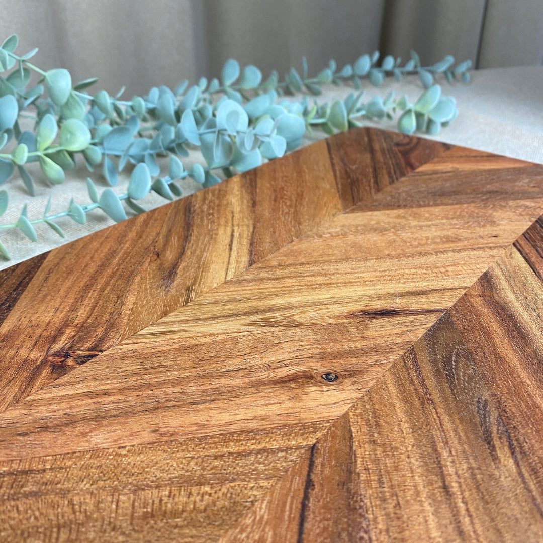 Schneidebrett – 50 x 30 x 1,9 cm – geöltes Akazienholz