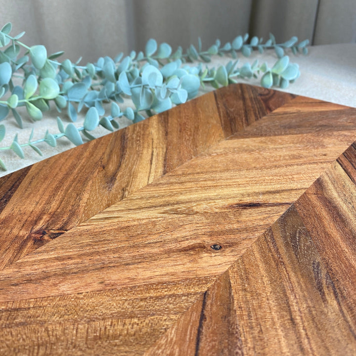 Schneidebrett – 50 x 30 x 1,9 cm – geöltes Akazienholz