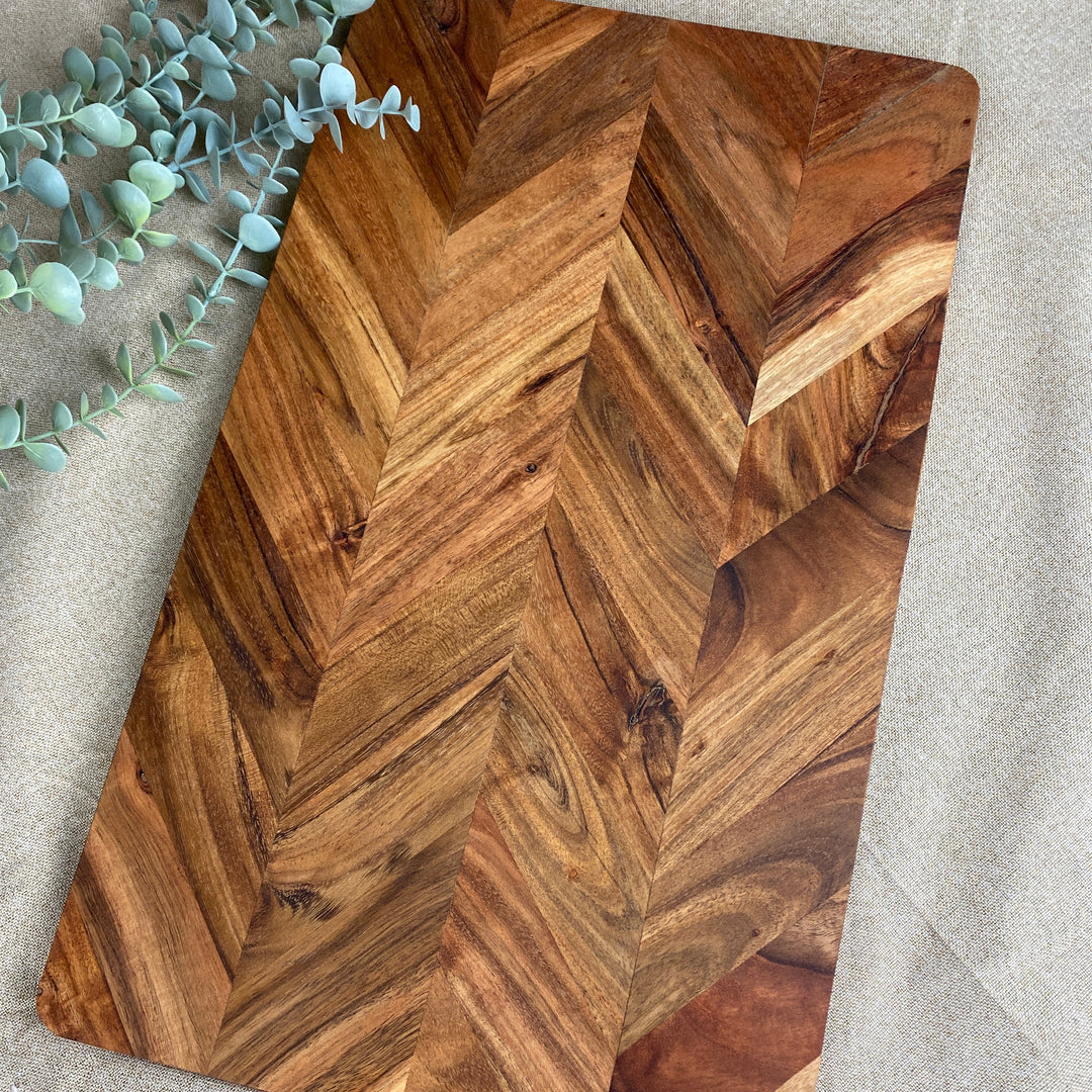 Schneidebrett – 50 x 30 x 1,9 cm – geöltes Akazienholz