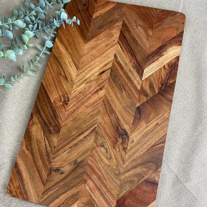 Schneidebrett – 50 x 30 x 1,9 cm – geöltes Akazienholz