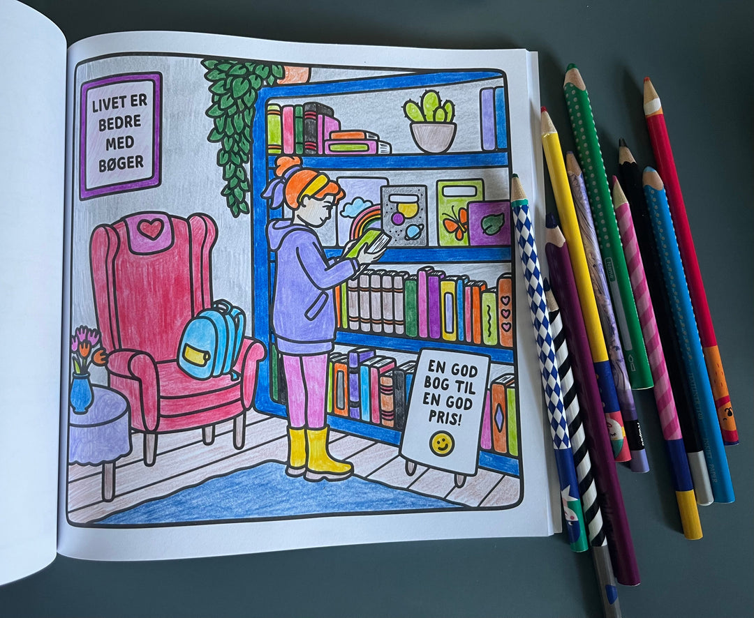 Gemütliches Malbuch – Amelia Green: Mein bestes Leben leben