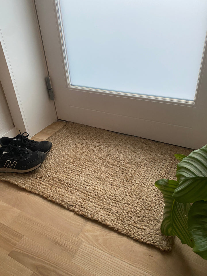 Fußmatte - 50x70 cm geflochtene Jute natur