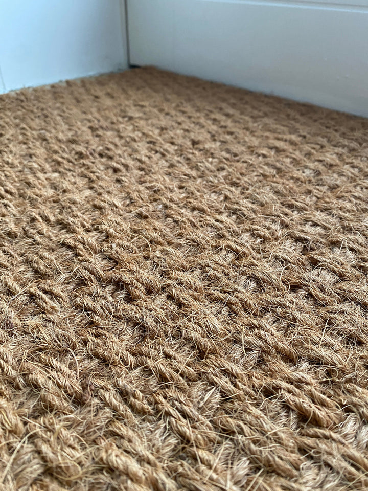 Fußmatte Panama 45 x 75 cm, naturfarben mit Gummirückseite