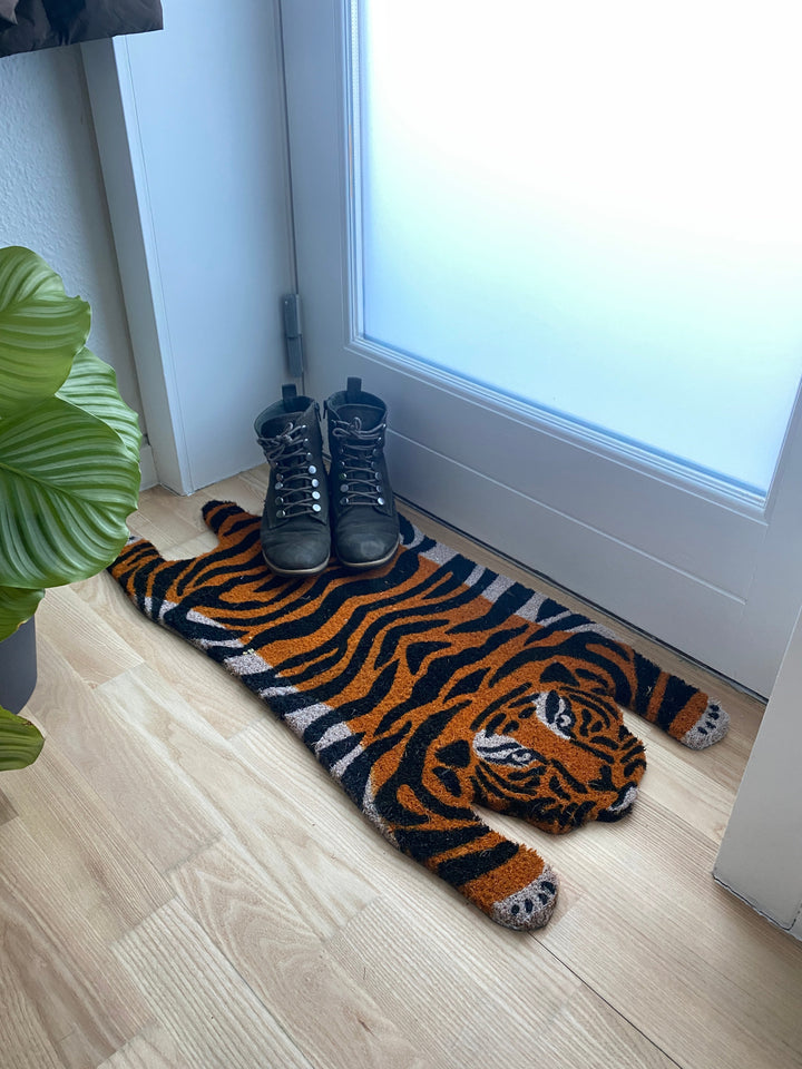Fußmatte 40x75 cm, Tigermotiv